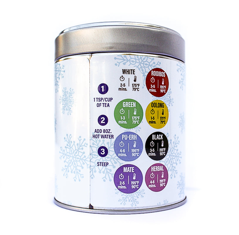 "Snowflake" Tea Tin
