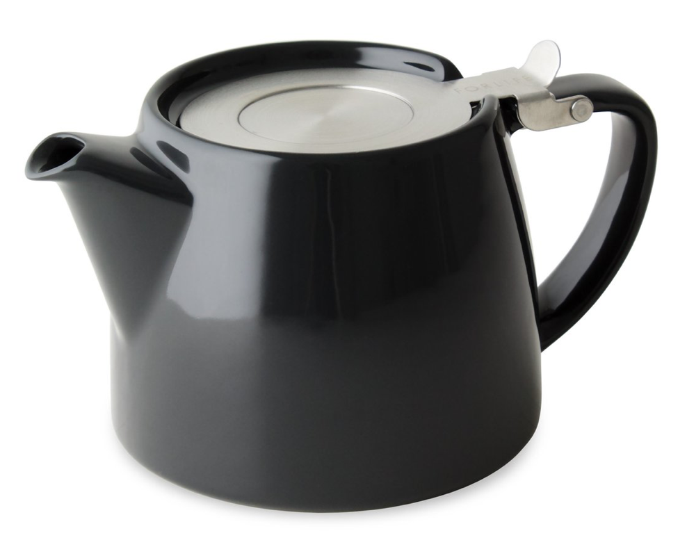 Stump Teapot with Stainless Steel Lid & Infuser 18 oz (color options)