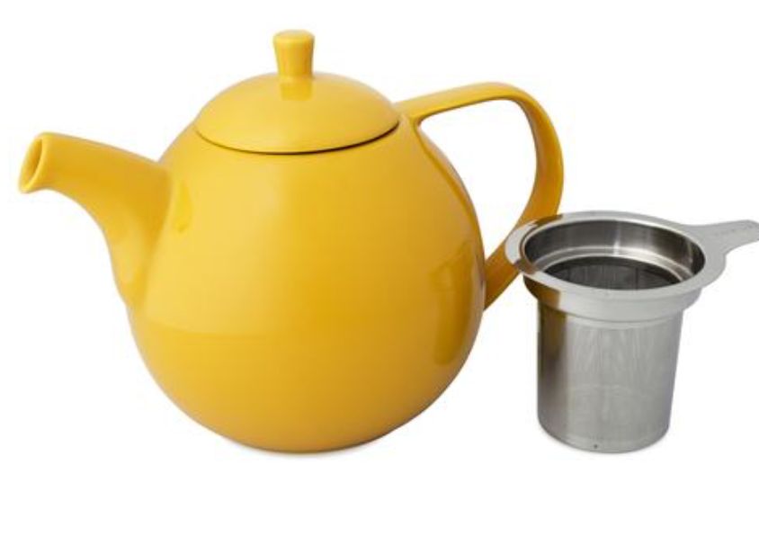 Curve Teapot with Infuser 24 oz (color options)