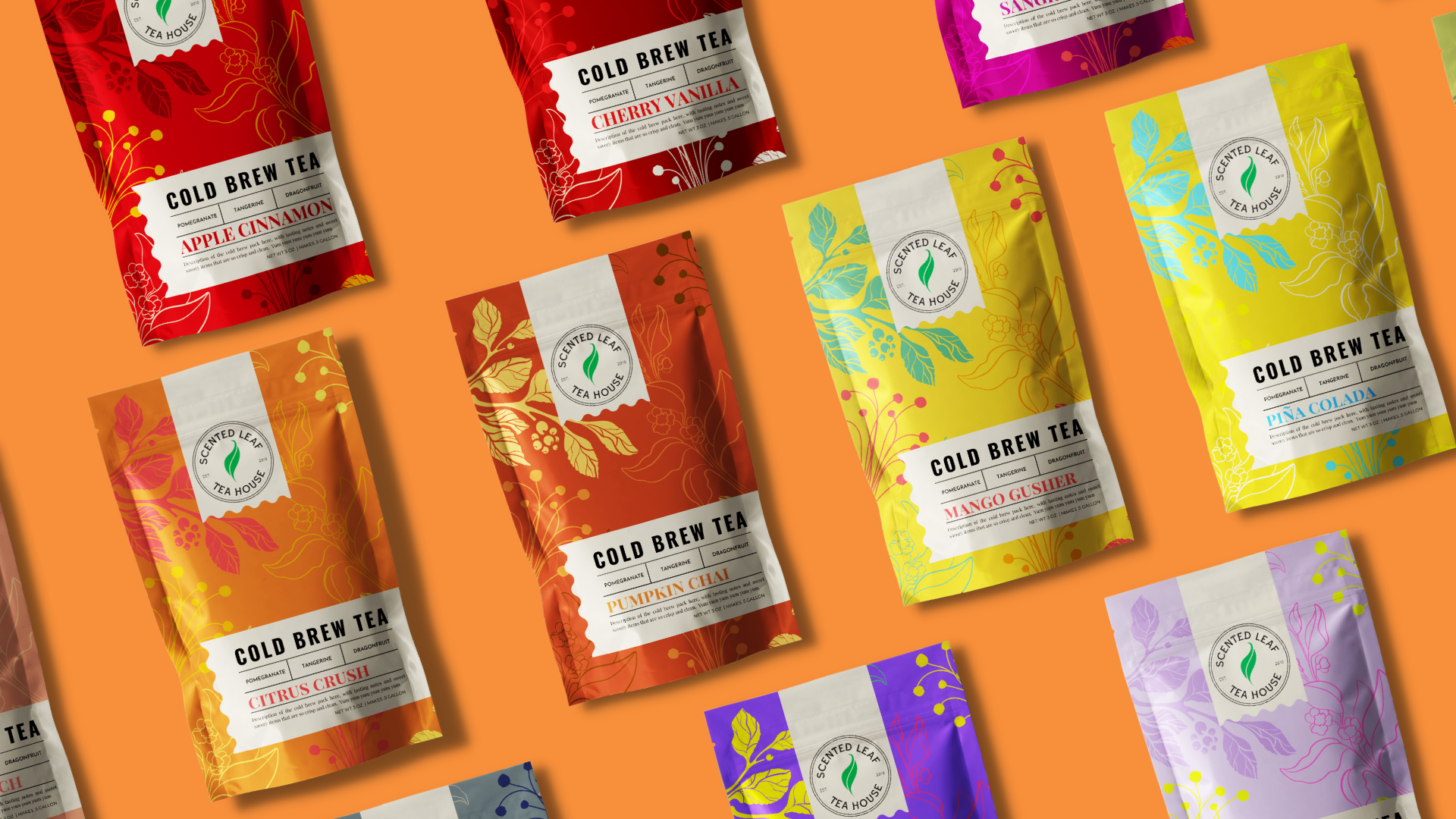 Scented Leaf Signature Cold Brew Tea Packs