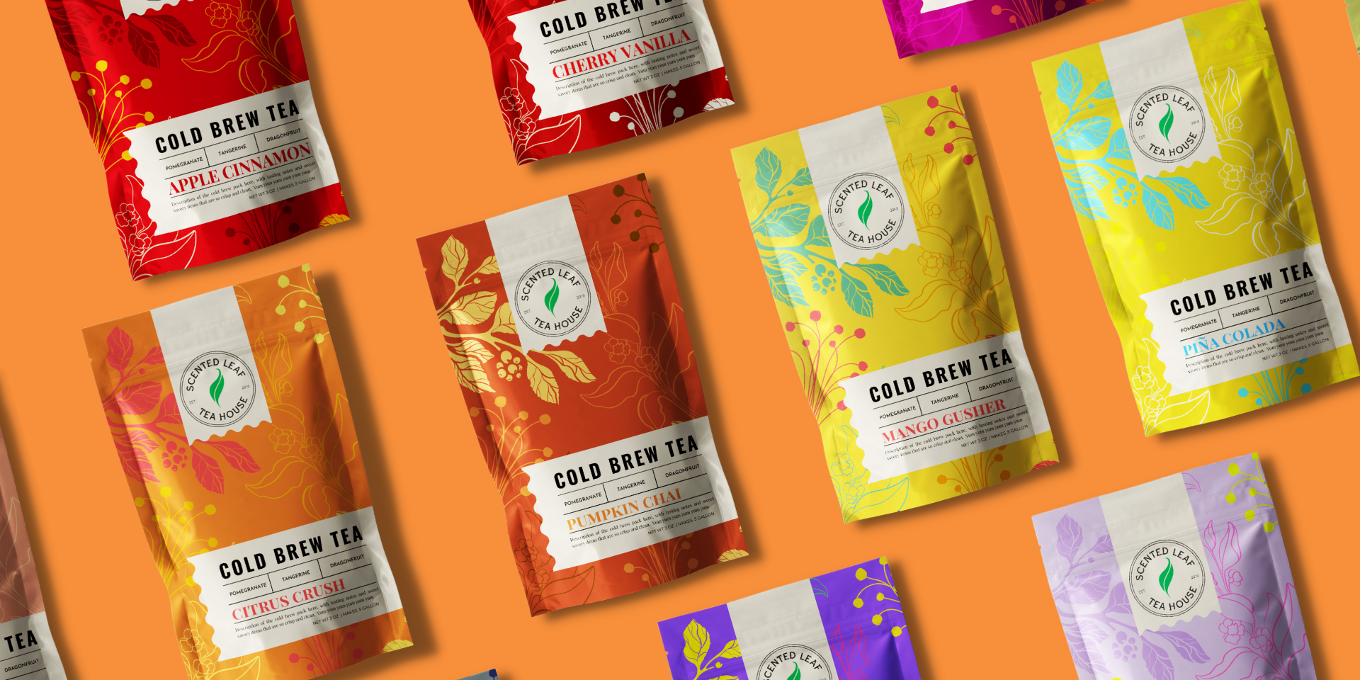 Scented Leaf Signature Cold Brew Tea Packs