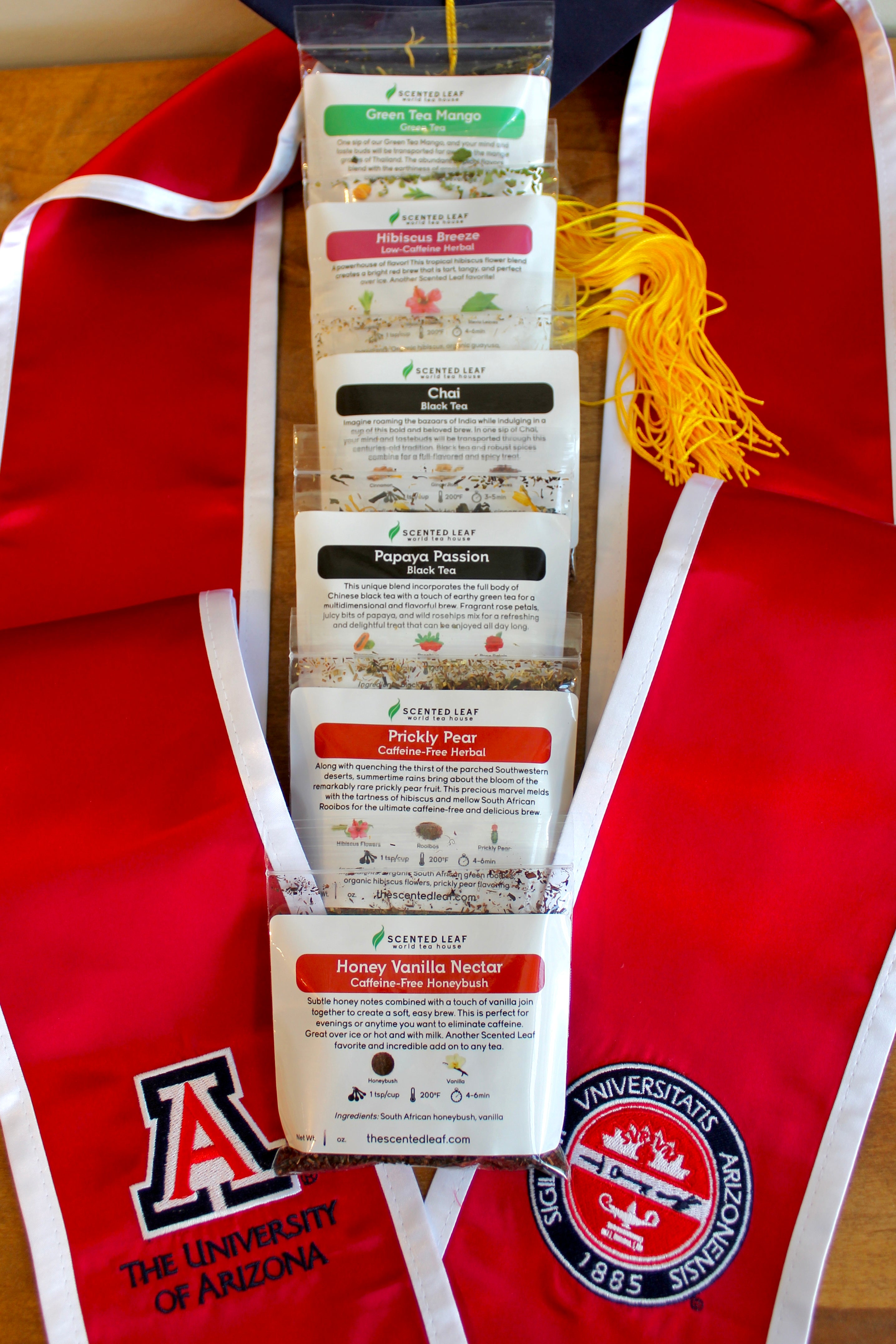 Graduation Gift Set - Mix of Caffeine and Caffeine Free Teas
