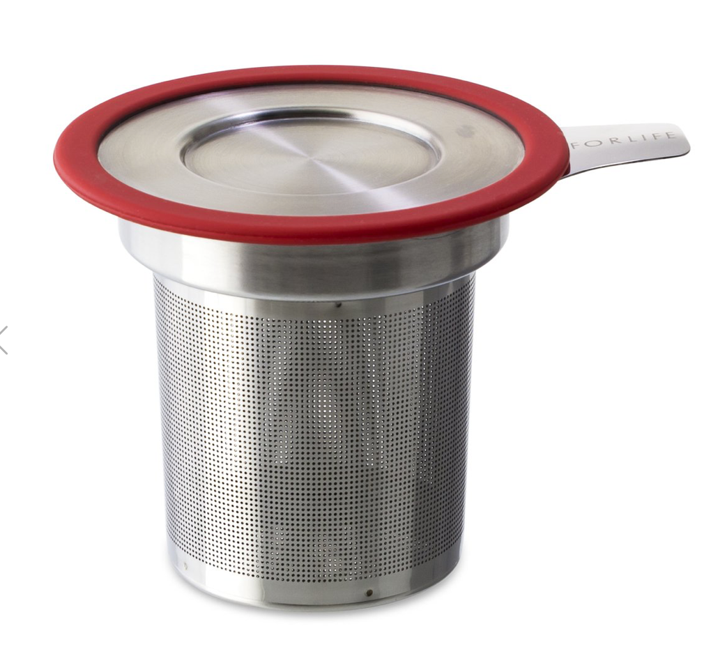 Brew-in-Mug Extra-fine Tea Infuser with Lid