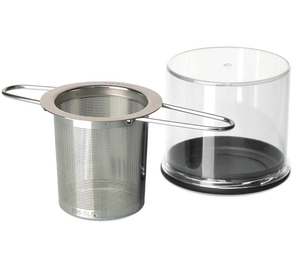 Folding Handle Tea Infuser with Carrying Case