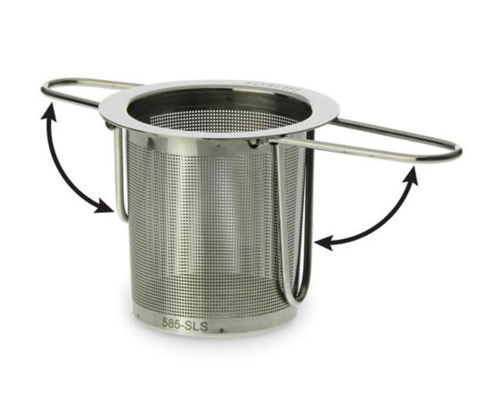 Folding Handle Tea Infuser with Carrying Case