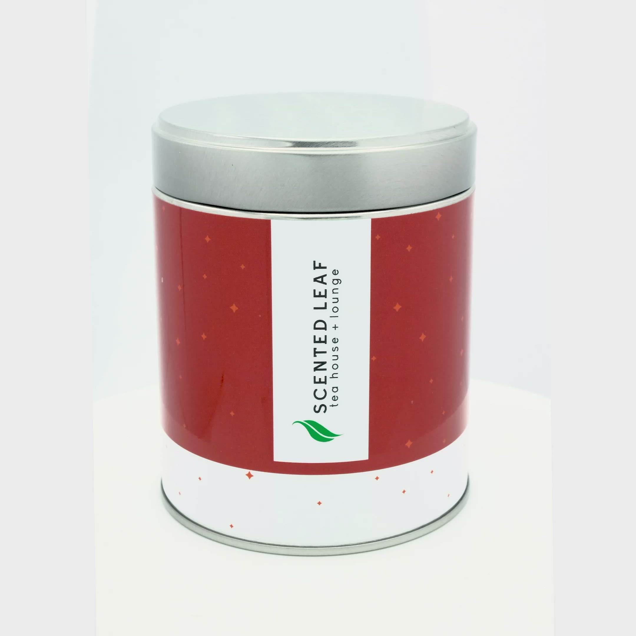 "Red Polka Dot" Tea Tin